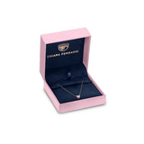 chiara ferragni diamond heart pendant 38cm + 4cm fairy tale heart stone