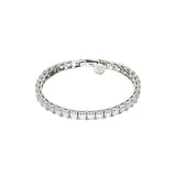 chiara ferragni classic tennis silver plated  bracelet