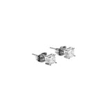 chiara ferragni classic silver plated crystal stud earring 4x4mm