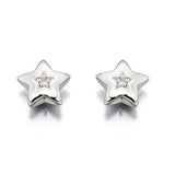 noor  diamond star stud earring