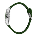 sector 230 39mm 3h green dial green silicone strap