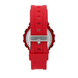 sector expander ex-32 40mm digital red pu strap watch