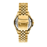 sector 230 43mm 3h black dial bracelet gold plated