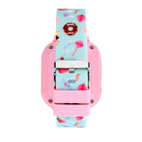 kikou kids game watch smart pink silicon strap