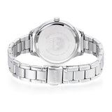 lorus quartz ladies stainless steel white dial bracelet watch