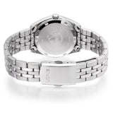 lorus quartz ladies stainless steel white dial bracelet watch