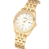 lorus quartz ladies gold plated champagne dial bracelet watch