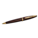 waterman - car�ne ballpoint pen amber with gold trim