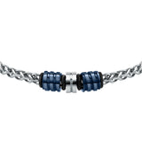 sector ceramic bracelet stainless steel & blue 22.5cm