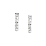 tesori earring 925 20mm hoop with cz