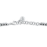 tesori bracelet.white cz silver 925 16+3cm