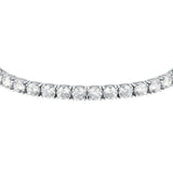 tesori bracelet.5mm white cz silver 925 16+3cm