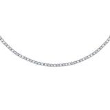 tesori anklet.925 silver  cz tennis 21+3.5cm