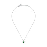 tesori pend emerald cz 925 silver 38+4cm