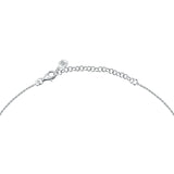 morellato silver tesori recycled 925 silver gn cz necklace 40+5