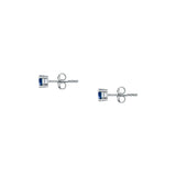 morellato silver tesori recycled 925 silver blue cz stud earrings