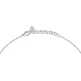 perla necklace 925 silver 5 pearl drop chain 38+4cm