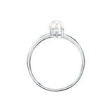 perla ring 925 silver pearl with cz 160p