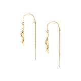 morellato 18k gold plated paillettes �13.3mm hook earrings heart