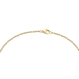 morellato 18k gold plated colori summer  necklace emer bead 90cm