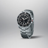 seiko prospex solar divers black dial watch