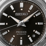 seiko presage style 60's brown dial bracelet watch