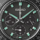 seiko prospex black series 'night vision' solar speedtimer chronograph