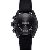 seiko prospex black series 'night vision' solar speedtimer chronograph