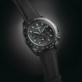 seiko prospex black series 'night vision' solar speedtimer chronograph