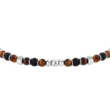 sector jewels basic bracelet tiger eye stone & lava & hematite 19+3cm