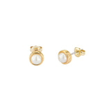 ted baker sinaa gold tone pearl stud earring