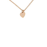 hara: tiny heart pendant necklace