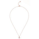 ted baker-crystal heart pendant rose gold