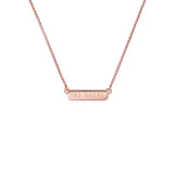 ted baker scarl sparkle bar rose gold tone pendant