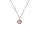 ted baker soltell: solitaire sparkle crystal pendant necklace rose gold tone,rose crystal