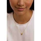 ted baker joyelle: jewel cluster pendant necklace gold tone, green multi crystal